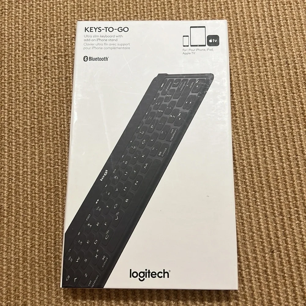 Logitech Keys-To-Go Ultra Portable Keyboard for iPad - Black